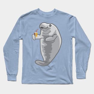 Iced Manatee Long Sleeve T-Shirt